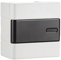 Бокс пластиковый ЭРА Trend ЩРН-П-06 6 мод. (194х164х102мм) IP40 черная дверца картинка 